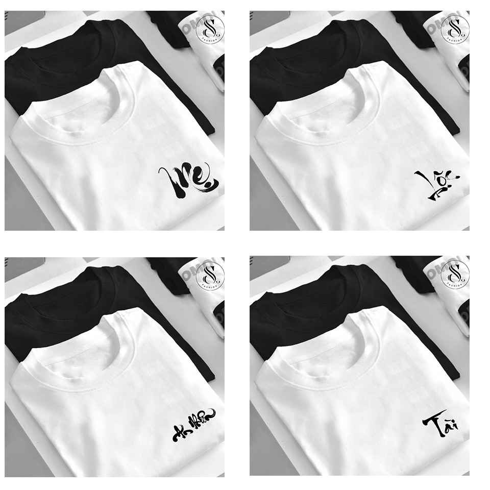 Áo thun chữ thư pháp hợp phong thủy - hàng thiết kế full size shop SuStore