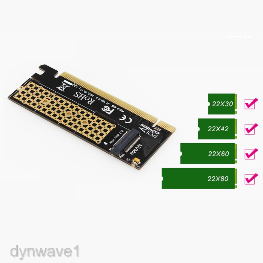 Card Mở Rộng Pci Express 16x Sang Nvme M.2 M- Key Ssd