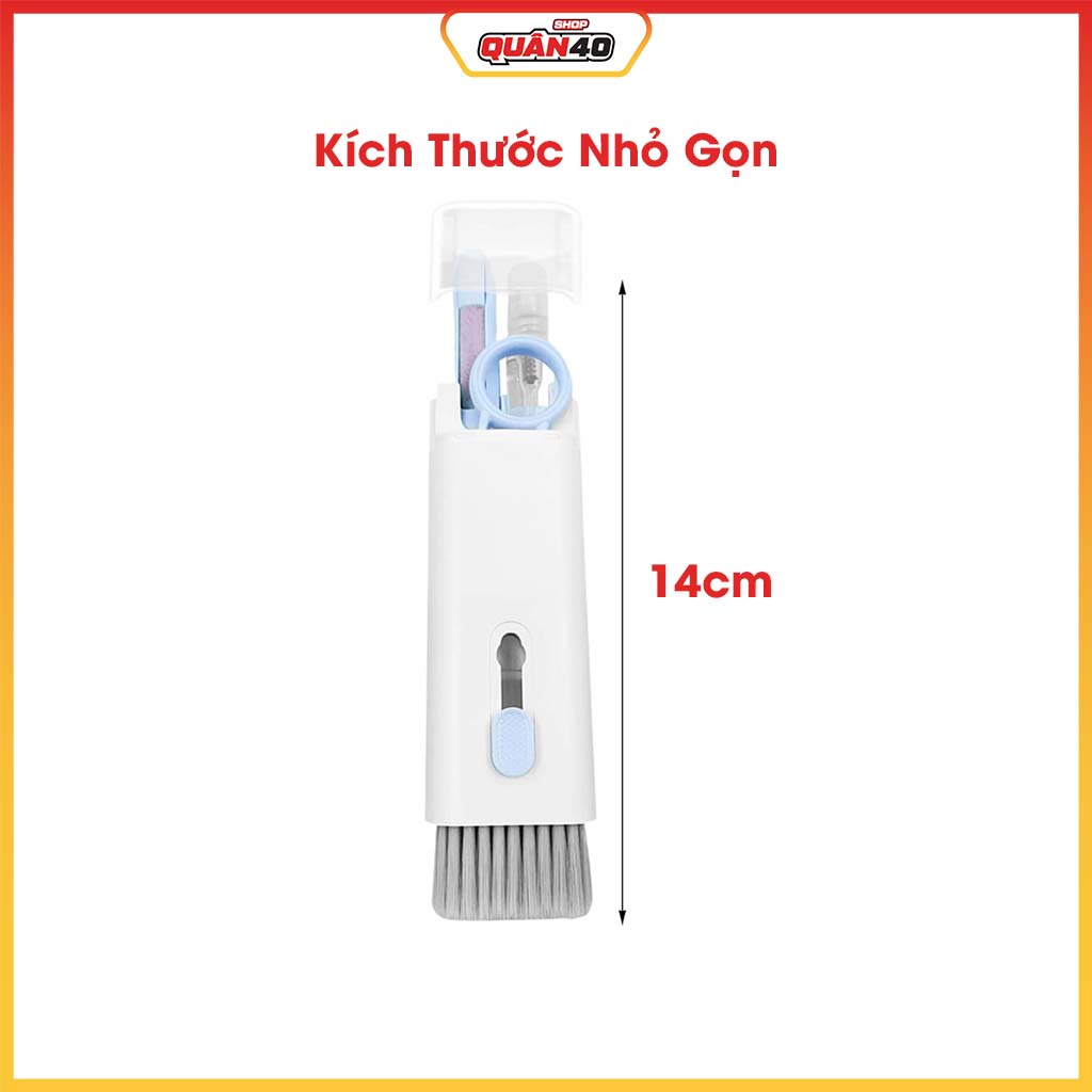 Bộ Sản Phẩm Vệ Sinh Đa Năng 7 in 1 Cho Bàn Phím, Tai Nghe, Điện Thoại, Màn Hình