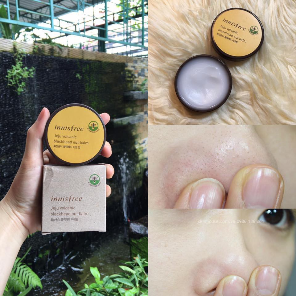 Sáp tan mụn đầu đen Innisfree Jeju Volcanic Black cam kết 2 tuần hết sạch mụn [madein KOREA]