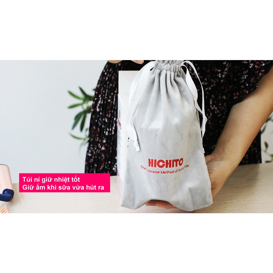 Cốc Hứng Sữa Hichito Nhật Bản - Phễu Hút Sữa - Cốc Hút Sữa Chính Hãng