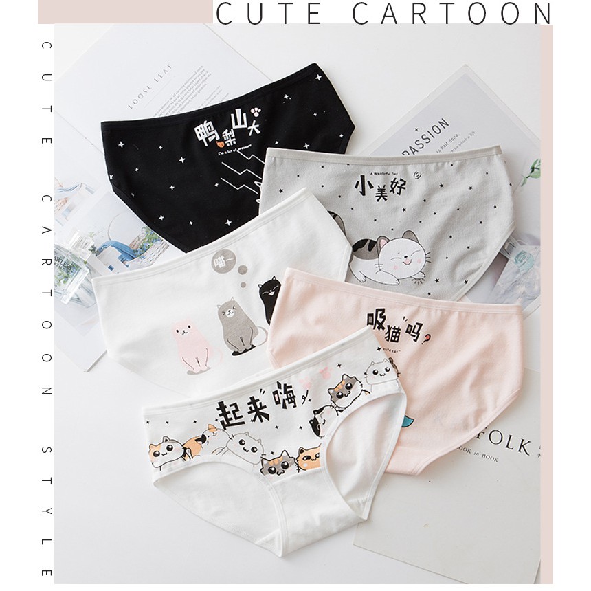 [Mã 12FASHIONSALE1 giảm 10K đơn 50K] Quần Lót Nữ Cotton Mèo Cưng Thời Trang Hàn Quốc ( QL : 291 ) Hàng Loại Đ. | BigBuy360 - bigbuy360.vn