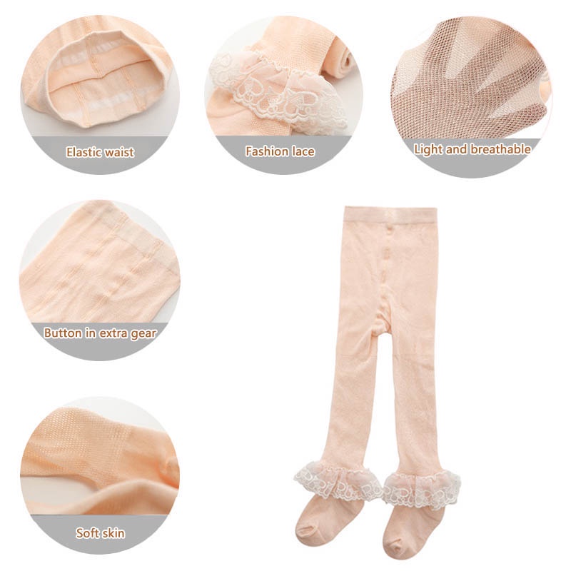 Quần tất dài cho bé gái sơ sinh từ 6-12 tháng tuổi
