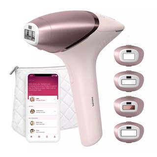 Máy triệt lông Philips Lumea Prestige BRI958 4 đầu gắn dành cho body, mặt, bikini và nách, có 450.000 xung