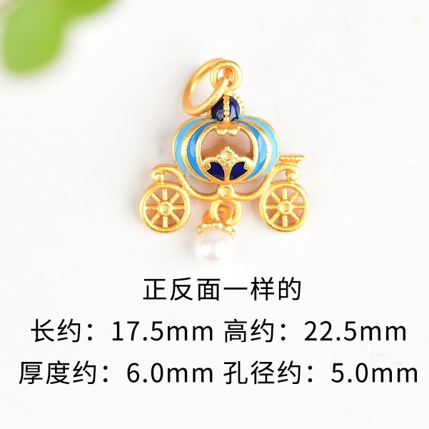 Vòng Đeo Tay Dây Bện Mặt Hạt Ngọc Trai Bí Ngô Nhỏ Tự Làm Màu Sắc Mạnh Mẽ Chống Oxy Hóa Chống Trượt Bảo Vệ Vòng Tay Vàng Method Cổ Điển Bảo Quản Tốt Không Dị Ứng