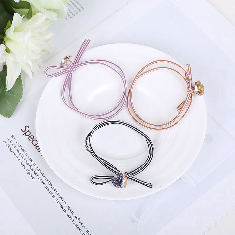 5 Thun buộc tóc thời trang Hàn Quốc xinh xắn