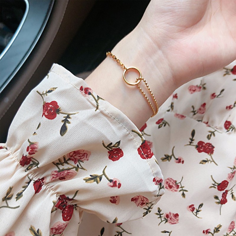 Vòng Tay Hình Tròn Thiết Kế Đơn Giản Cá Tính