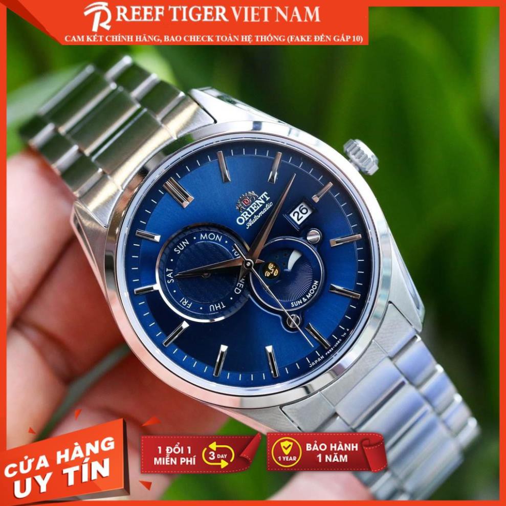 [REEFTIGERVIETNAM]  ĐỒNG HỒ NAM ORIENT SUN AND MOON GEN 5 RA-AK0303L10B