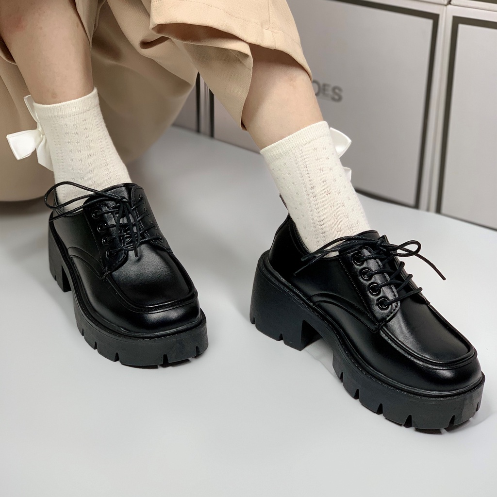 GIÀY OXFORD KELLY ĐỘC QUYỀN LOVESHOES ĐẾ CAO 6CM MÃ M28