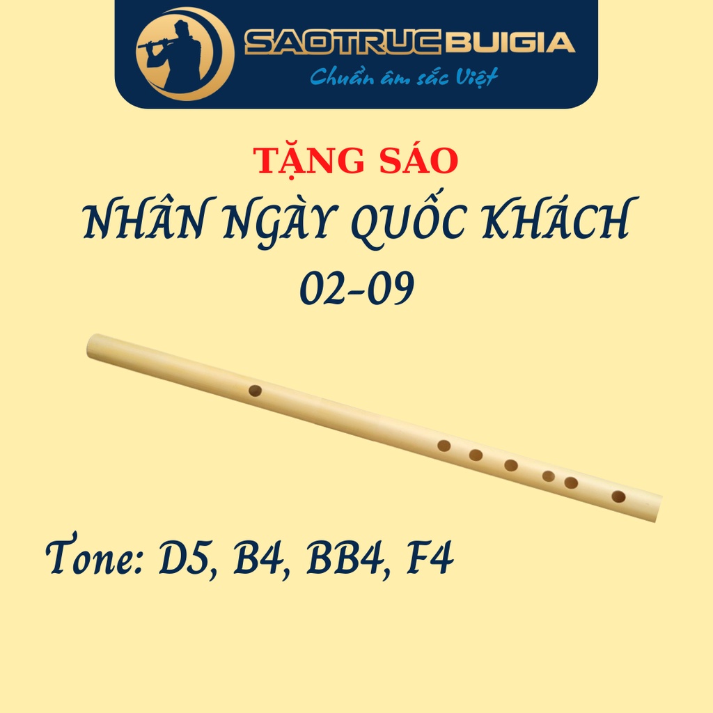 SÁO TẶNG NHÂN NGÀY QUỐC KHÁNH 02/09 - Sáo trúc Bùi Gia chính hãng