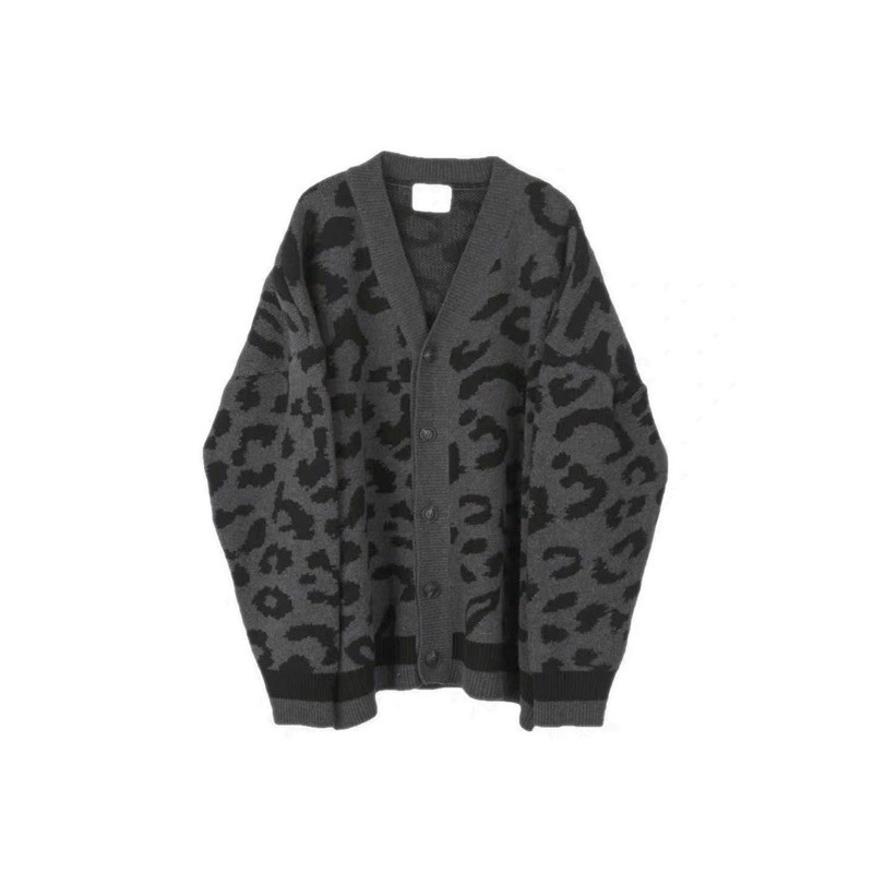 leopard CARDIGAN (áo len)