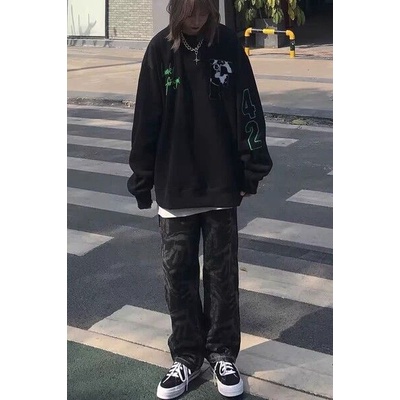 Áo Sweater JL Oversize Black Jack, JACKLANE, Áo nỉ chui đầu Unisex Jack Lane | BigBuy360 - bigbuy360.vn