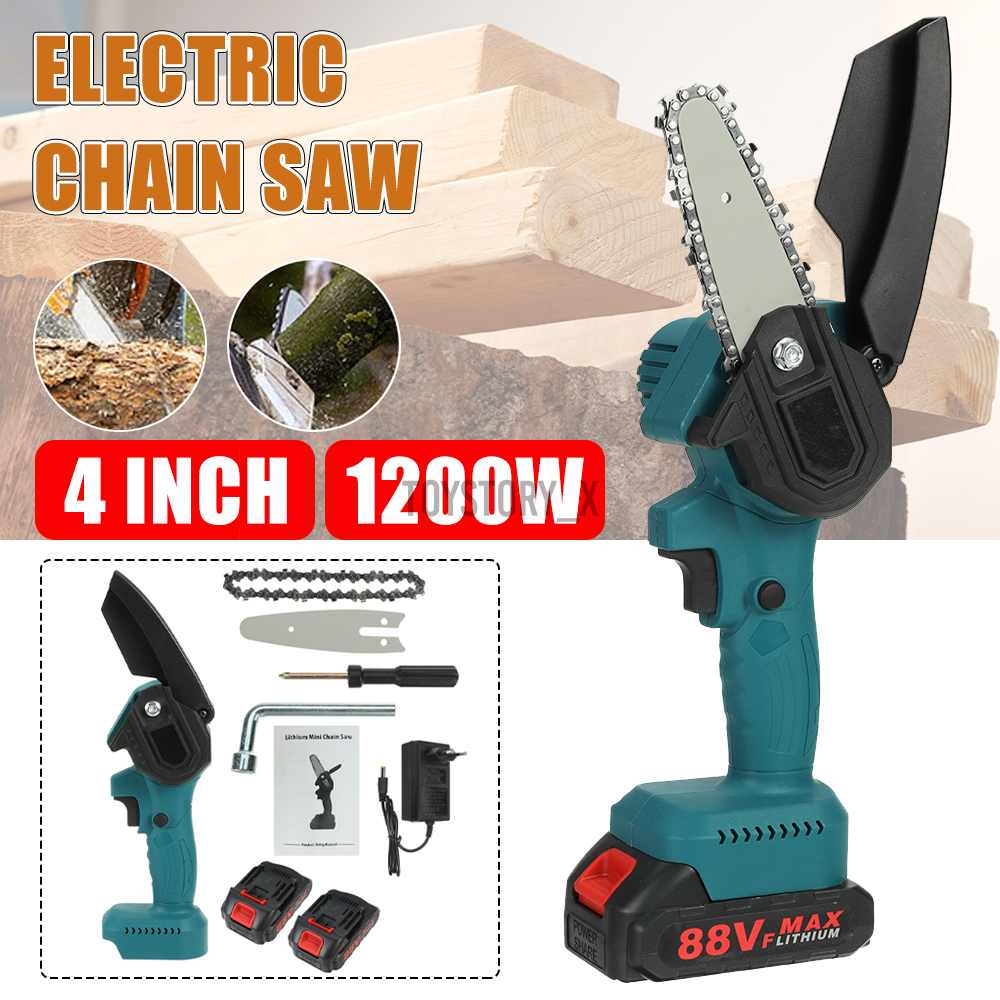 Máy Cưa Xích Điện Không Dây 4inch 1200w