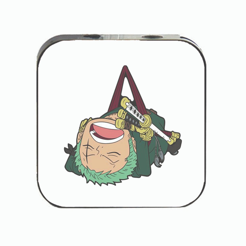 Máy nghe nhạc mp3 IN HÌNH ZORO Đảo Hải Tặc One Piece cầm tay mini tặng tai nghe dây cắm có mic và dây sạc