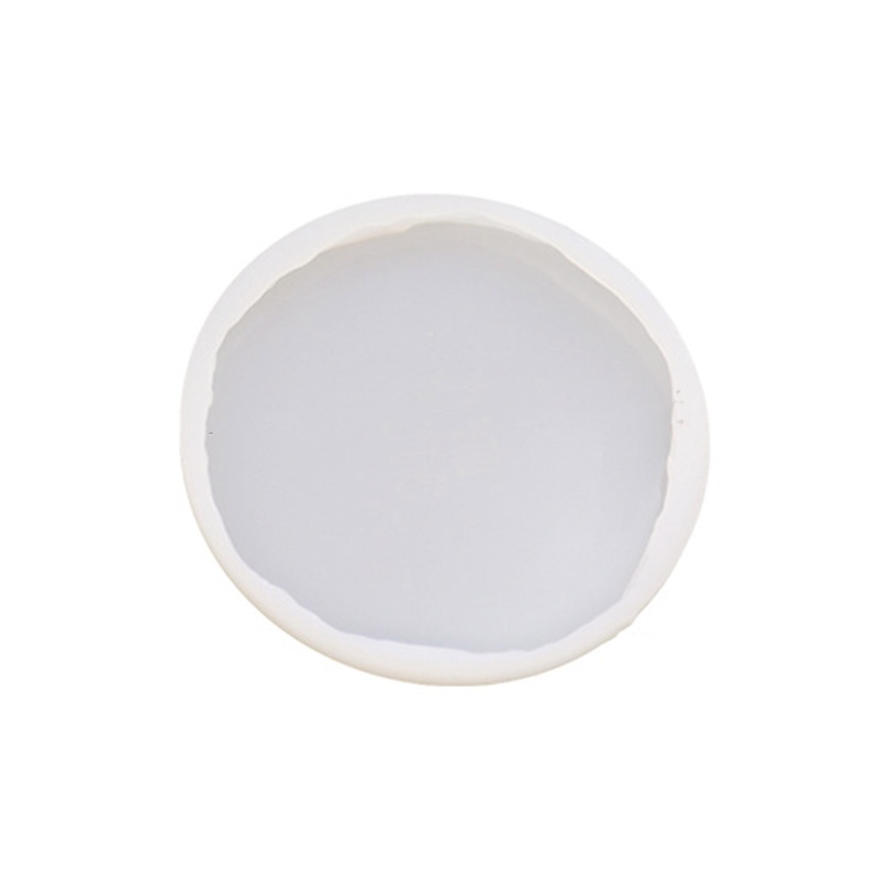 Khuôn Silicone Hình Tròn Làm Khay Lót Ly Bằng Resin DIY