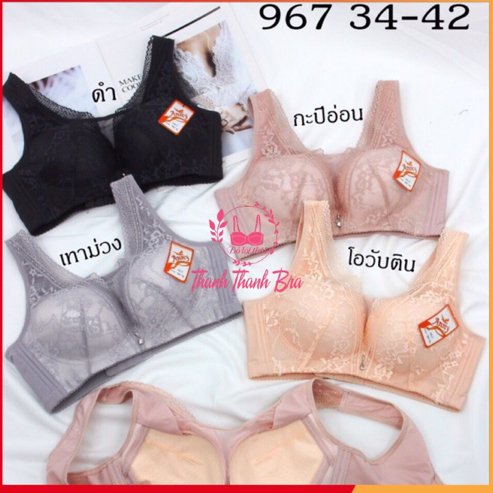 Áo lót thái lan Cao cấp Anny 967 – Áo lót bigsize không gọng, mút mỏng