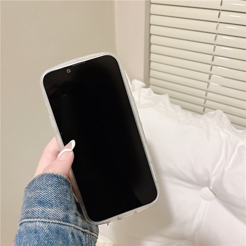 Ốp lưng iphone Ốp Điện Thoại Silicon Hình Hoa Mặt Cười Có Vòng Đeo Tay Cho Apple Iphone 13Promax iPhone14pro 78plus/X/XR// Promax/Mini Dinuo case