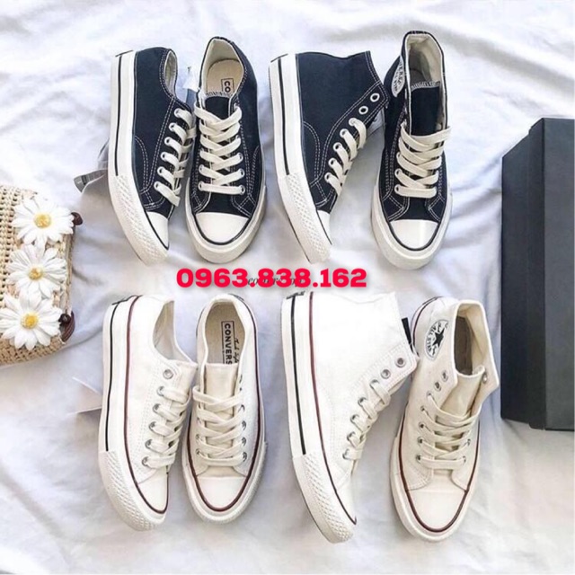 Giày Converse 1970s Mũi Bóng Lót Xanh