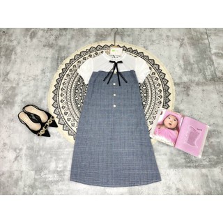 Váy bầu công sở kẻ hàn hot nhất 2021...