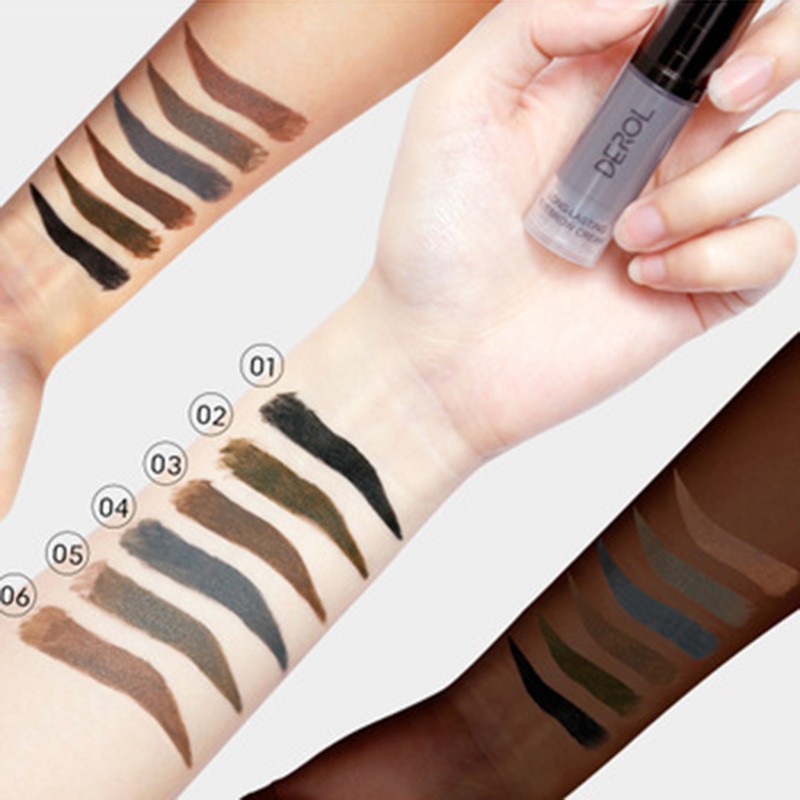 (Hàng Mới Về) Kem Nhuộm Lông Mày Derol Lâu Trôi Chống Thấm Nước Kèm Cọ 01 | BigBuy360 - bigbuy360.vn