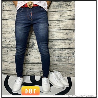 Quần jean nam xước nhẹ chất jean giãn tốt 184 384 /op3