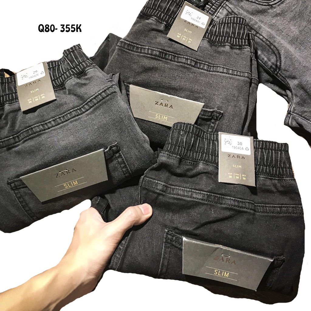 [Nowship/Grab] - [#Bigsize 80kg-125kg]- Quần Joger Jean Thun Dài màu xám co giãn size to- Q80 | BigBuy360 - bigbuy360.vn