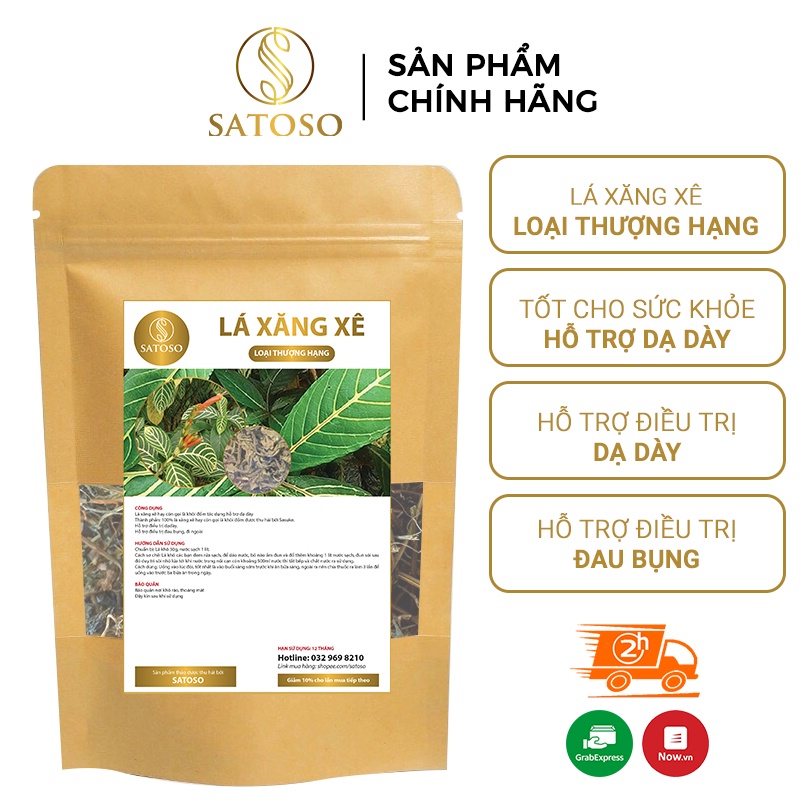 Lá xăng xê hay còn gọi là khôi đốm SATOSO 1kg tác dụng hỗ trợ dạ dày