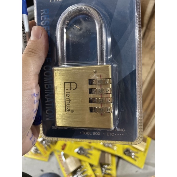 Ổ khoá số Fierhua 60mm  AH-504 (loại 4 số cài đặt)