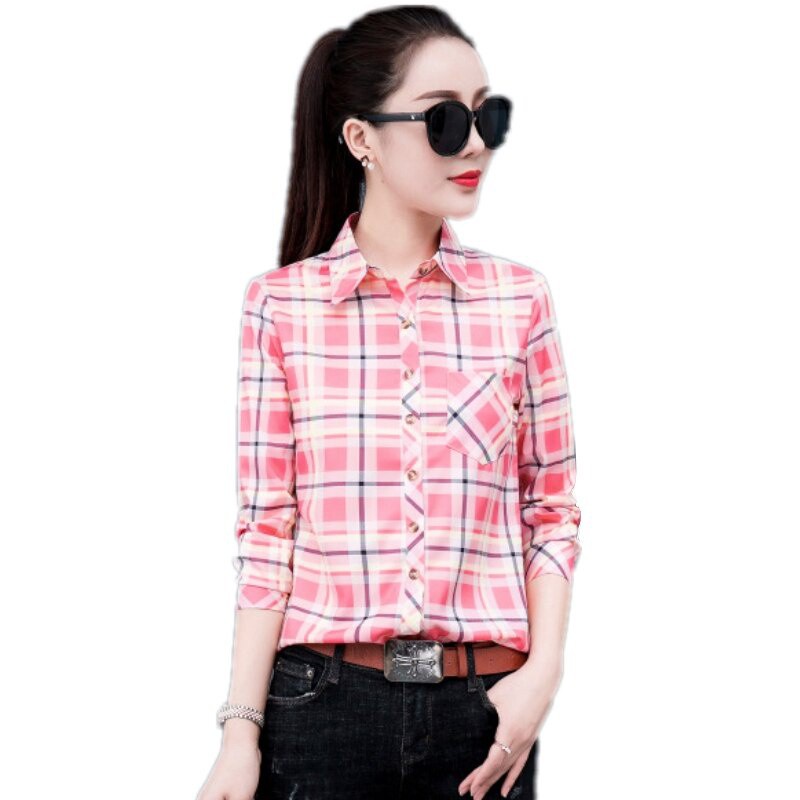 Áo Sơ Mi Sixsisters Tay Dài Thiết Kế Trẻ Trung Hợp Thời Trang Cho Bạn Gái