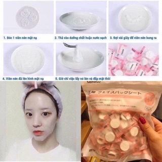 💥SALES SHOCK KỊCH SÀN KHI MUA MẶT NẠ DẠNG NÉN LOTION MASK NHẬT BẢN