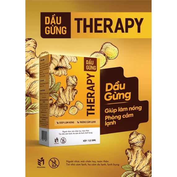 Dầu gừng làm ấm, phòng cảm lạnh Therapy 3M lọ 30ml