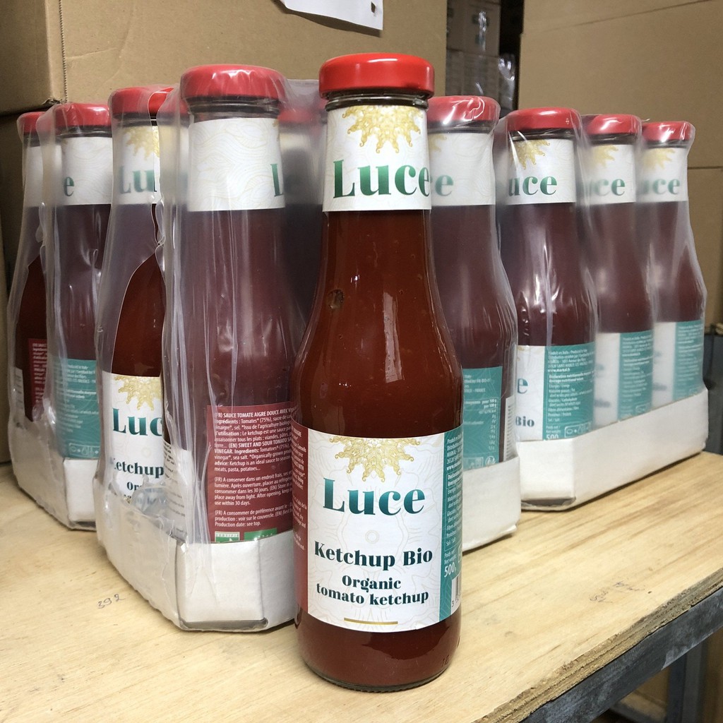 Sốt tương cà ketchup hữu cơ Luce 500g