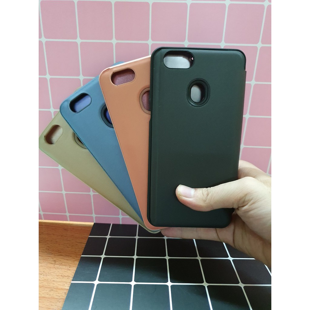 Bao DA tráng gương Clear View Oppo F5- Pktunyeu