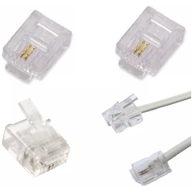 Đầu bấm điện thoại RJ11 line 2