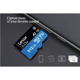 Thẻ nhớ MicroSD Lexar A1 Class10 U1 - U3 633x 95MB - Hàng CHÍNH HÃNG | BigBuy360 - bigbuy360.vn