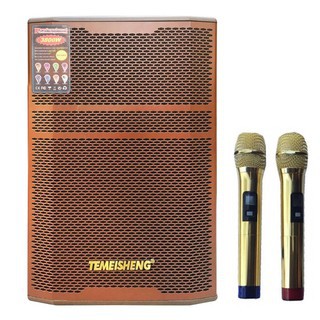 Loa kéo Bluetooth Temeisheng GD 15-12 Thùng gỗ , Bass 4 tấc