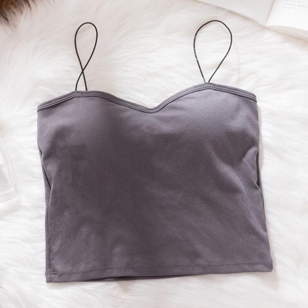 Áo Bra 2 Dây Mảnh Dáng Lửng 2055