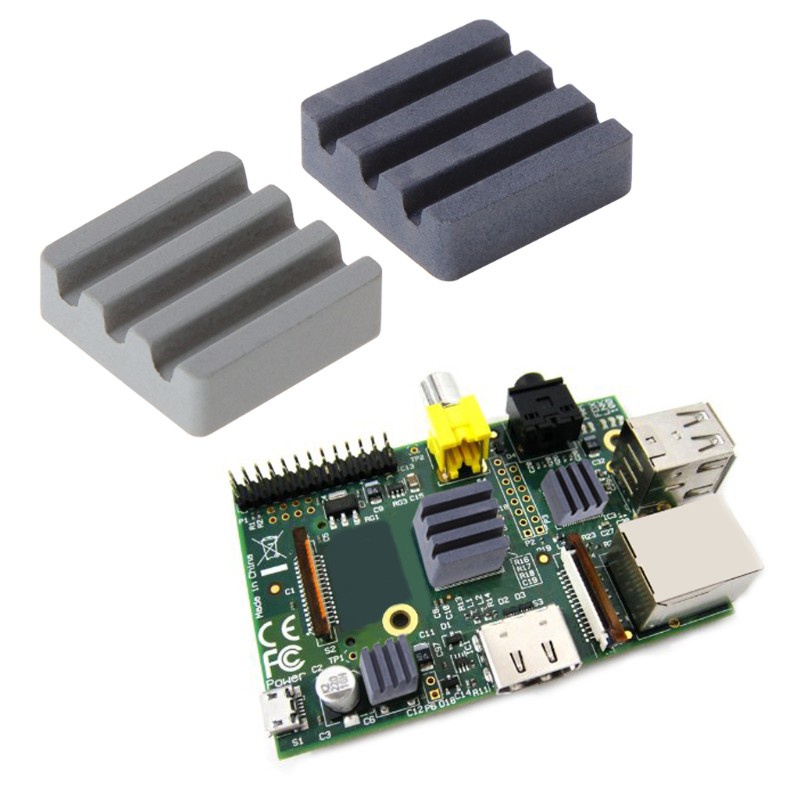 Bộ 10 Ống Tản Nhiệt Cpu Bằng Gốm Màu Cam Cho Raspberry Pi 3 2b | BigBuy360 - bigbuy360.vn