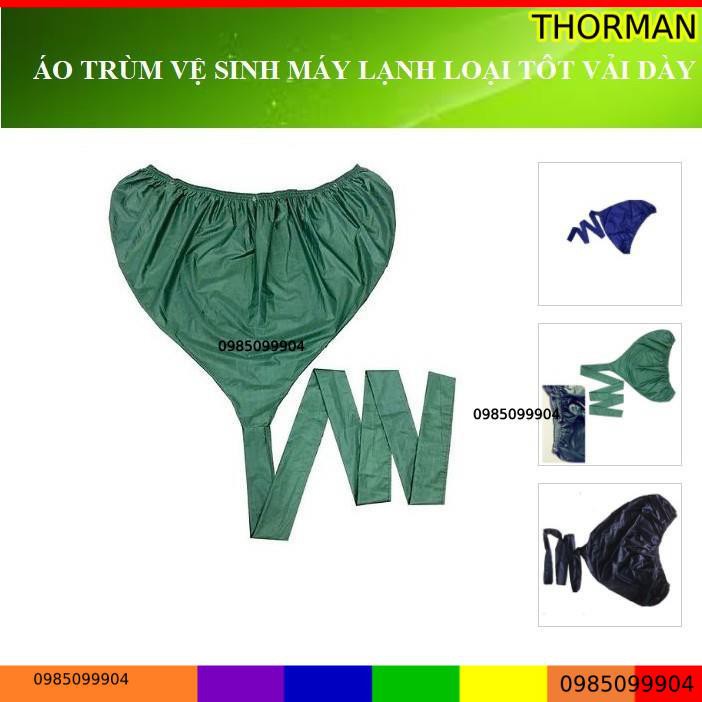 Áo trùm vệ sinh áo xịt rửa máy lạnh loại tốt béc rửa máy lạnh