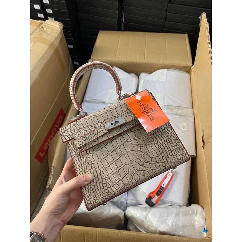 Túi Her.merr vân da