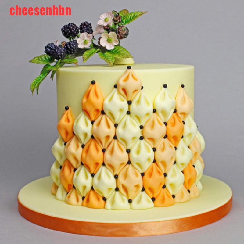 [cheesenhbn]Easy Fabric Puff Silicone Molds Fondant Cakes Silicone Molds Cakes Gumpaste