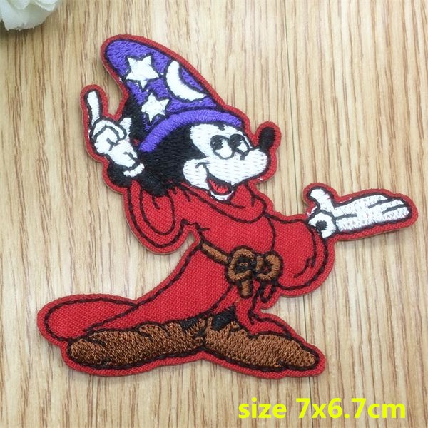 Miếng Dán Ủi Thêu Hình mickey minnie Trang Trí Quần Áo diy