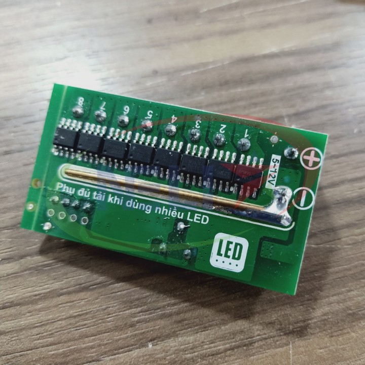 Mạch điều khiển Led vẫy đơn sắc 8 Cổng – Công suất 6A