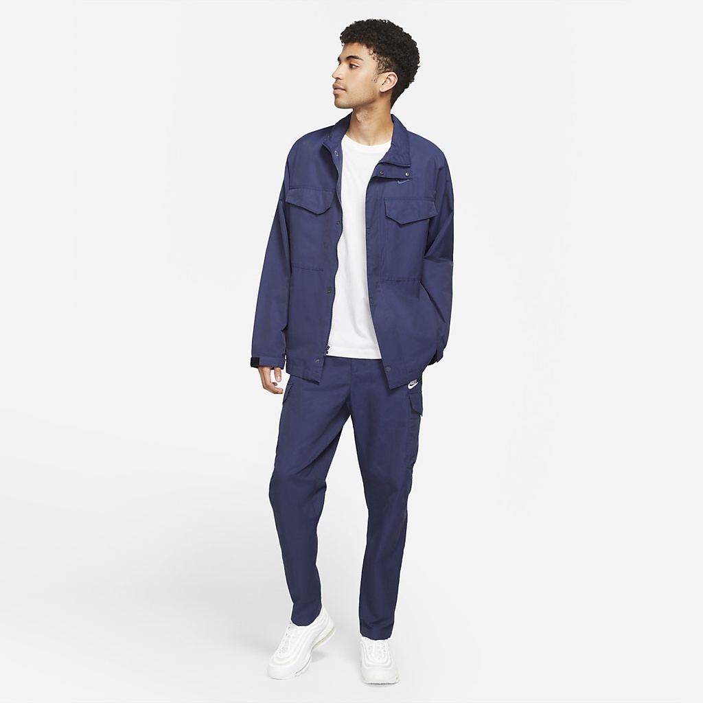 NIKE CHÍNH HÃNG - Quần dài thể thao nam Nike Sportswear Men's Unlined Utility Cargo Trousers Authentic - Navy