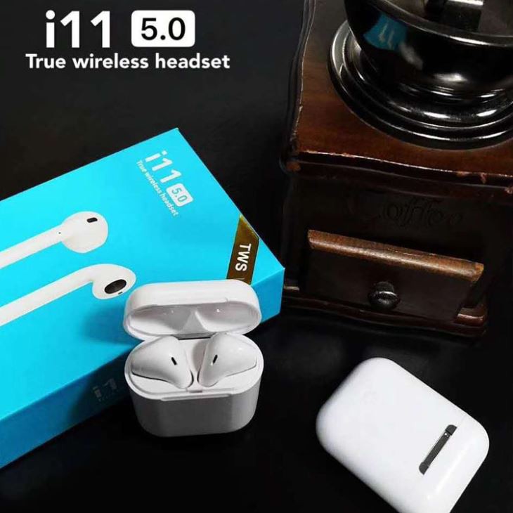 Tai nghe Bluetooth không dây i11 cho điện thoại Iphone, Sony, Samsung, Apple- Nâng cấp hơn i7; i9 TWS