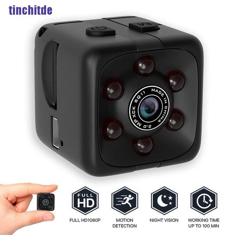 [Tinchitde] Sq11 1080P Minicamera Sport Dv Infrared Night Vision Camera Car Dv Digital Video [Tin]