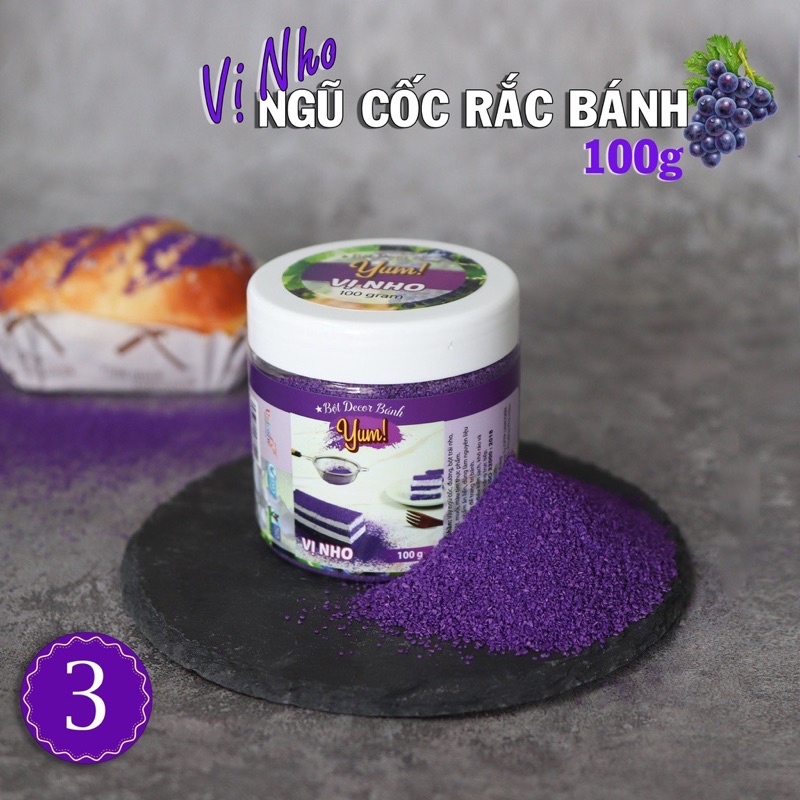 Bột rắc Decor trang trí bánh sinh nhật -Bột rắc Yum Unicorn 100gr