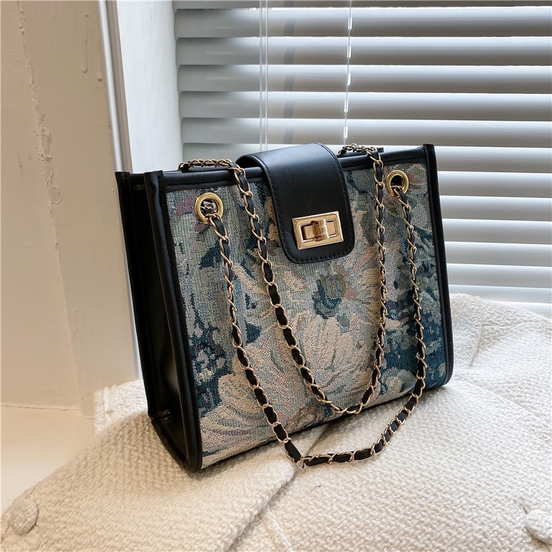 Túi tote Đeo Vai Sức Chứa Lớn Phong Cách Thời Trang Mới Phổ Biến Cho Nữ