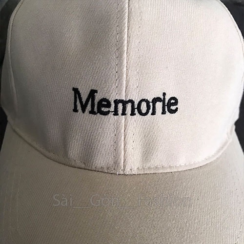 Mũ lưỡi trai thêu chữ Memori phong cách Hàn Quốc form Unisex Nam Nữ SG104