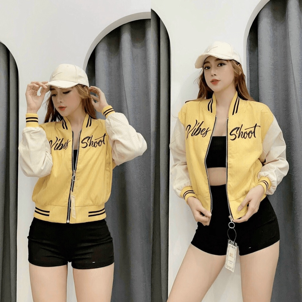 ÁO KHOÁC NỈ DÙ 2 LỚP NỮ THỜI TRANG CỰC XINH XẮN , THỜI TRANG HOTTREND 2022 KME FASHION